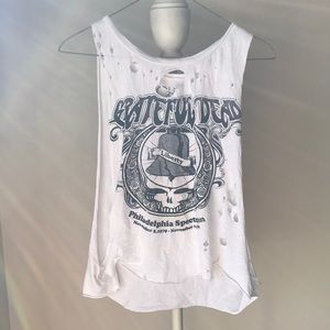 Ultra-Distressed Grateful Dead Tank